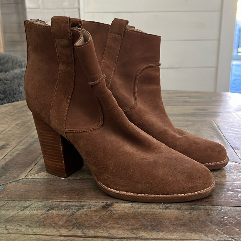 French Connection Suede Booties
